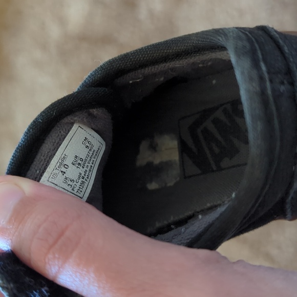 Toddler size 4 Vans - Picture 2 of 3